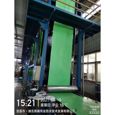 快速反應粘強力交叉膜自粘防水卷材